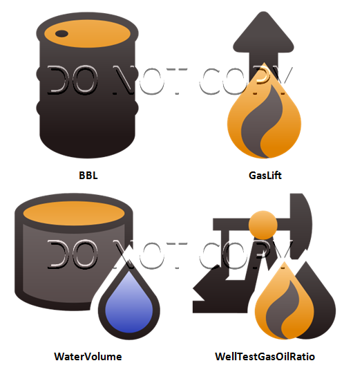 Oil & Gas Production Icons